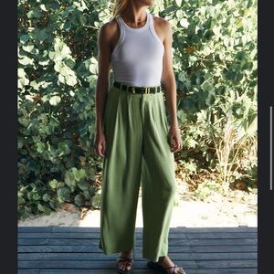 Z Supply Olive Wide-Leg Pants
